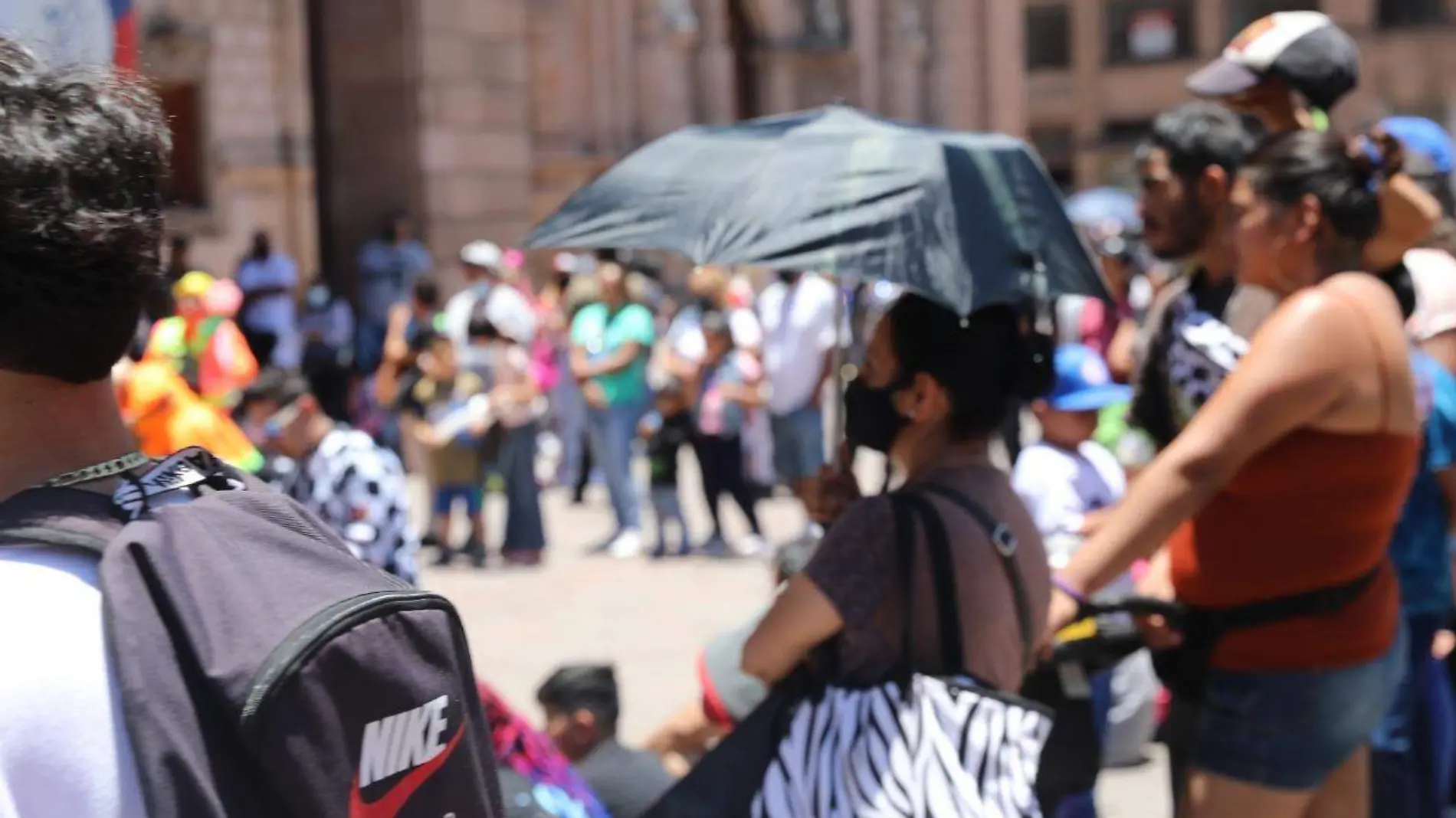 Aglomeración en el centro